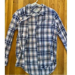 Women’s vans plaid button up shirt